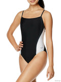 Speedo Womens Relay Back Splice One Piece Swimsuit, Size 12 by Vanessa Jane