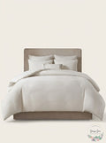 N Natori Hanae Cotton Blend Yarn Dyed Duvet Cover Set king by Vanessa Jane