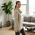 Marc New York Performance Womens Shark Bite Cowl Neck Tunic, Small by Vanessa Jane