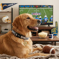 San Diego Chargers Reflective Large Football Collar by Vanessa Jane