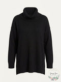 Bar III Womens Black Long Sleeve Turtle Neck Sweater,Size XS by Vanessa Jane