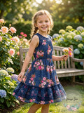 Epic Threads Girls Floral Challis Dress by Vanessa Jane