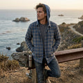 Hurley Mens Crowley Washed Hooded Long Sleeve Shirt, Size Small by Vanessa Jane