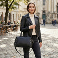 INC Jenae Screw Stud Satchel Shoulder Hand Bag by Vanessa Jane