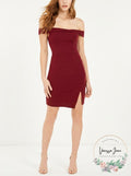 Sequin Hearts Juniors Off-the-Shoulder Sheath Dress, Size 11 by Vanessa Jane