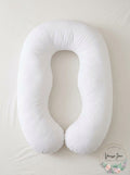 Cheer Collection Hypoallergenic Down Alternative Pregnancy U Shaped Body Pillow by Vanessa Jane