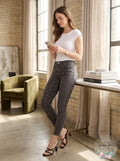 Sts Blue Ellie Snake-Print Skinny Ankle Jeans,Size 26 by Vanessa Jane