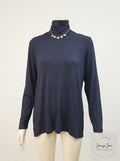 Style and Co Mock-Neck High-Low Top, Size Large by Vanessa Jane