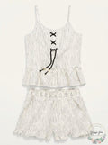 Epic Threads Girls 2-Pc. Striped Tank Top and Shorts Set, Size Small by Vanessa Jane