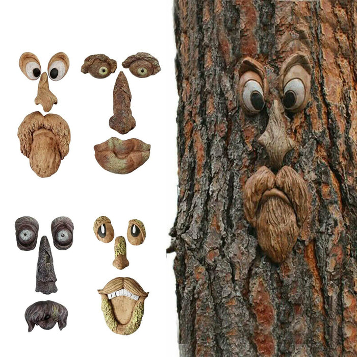 Resin Old Man Tree Hugger Bark by DailySale