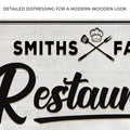 Restaurant Sign V by Tailored Canvases