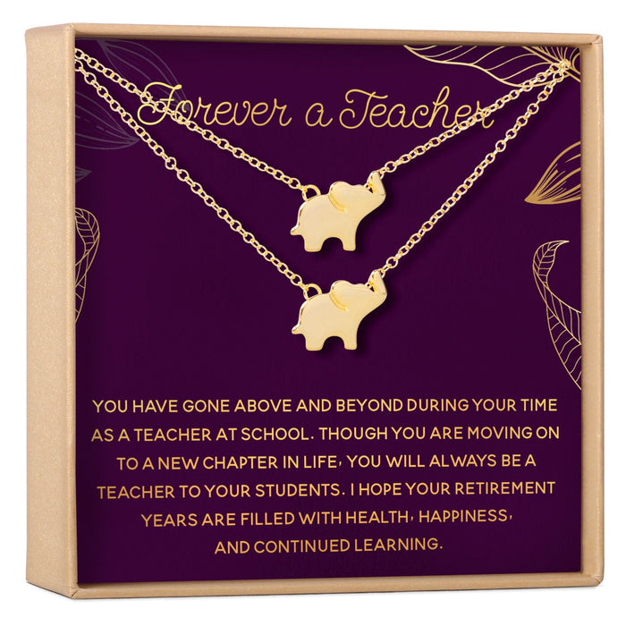Retiring Teacher Necklace, Multiple Styles Jewelry by Dear Ava