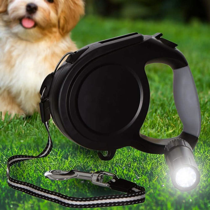 Retractable Dog Leash With LED Lights by DailySale
