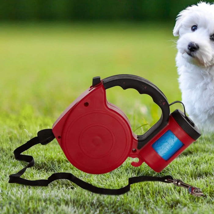 Retractable Leash With Bag Dispenser by DailySale