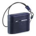 Retro Blue Leather Case - Apple AirPods Pro (1st Generation) by Zerodamage Sahara Case LLC