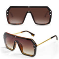 Retro Oversized Shield Square Sunglasses by DailySale