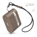 Retro Sky Gray Leather Case - Apple AirPods Pro (1st Generation) by Zerodamage Sahara Case LLC