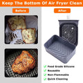 Reusable Air Fryer Silicone Pot Rectangle Replacement of Parchment Liners 6-8 Quart by DailySale