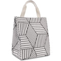 Reusable Lunch Bag Insulated Lunch Box Canvas Fabric with Aluminum Foil by DailySale