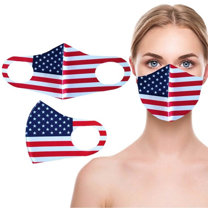Reusable Non-Medical USA Flag Mask by DailySale