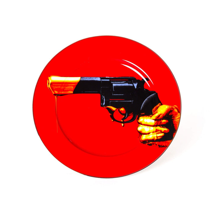 Seletti wears TOILETPAPER Revolver porcelain plate 27cm by Price Is Right Miami