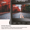 REXING V1 - 4K Ultra HD Car Dash Cam 2.4" LCD Screen (Refurbished) by DailySale