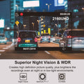 REXING V1 - 4K Ultra HD Car Dash Cam 2.4" LCD Screen (Refurbished) by DailySale