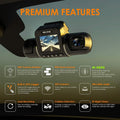 RexingUSA V2 PRO AI Dash Cam 3-Channel Front/Cabin/Rear (Refurbished) by DailySale