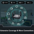 Reyee WiFi 6 Router AX3200 Wireless Internet High Speed Smart Router with 8 Omnidirectional Antennas (Refurbished) by DailySale