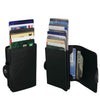 RFID-Blocking Cascading Quick Card Wallet