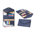 RFID Blocking Travel Passport Organizer Holder Wallet With CDC Vaccination Card Slot Protector by DailySale