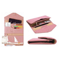 RFID Blocking Travel Passport Organizer Holder Wallet With CDC Vaccination Card Slot Protector by DailySale