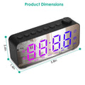 RGB Color LED Digital Alarm Clock by DailySale