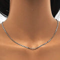 Rhodium Filled High Polish Finish Basic Necklace by DailySale