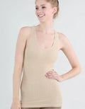 Ribbed Racer Back Tank by Boutique 23