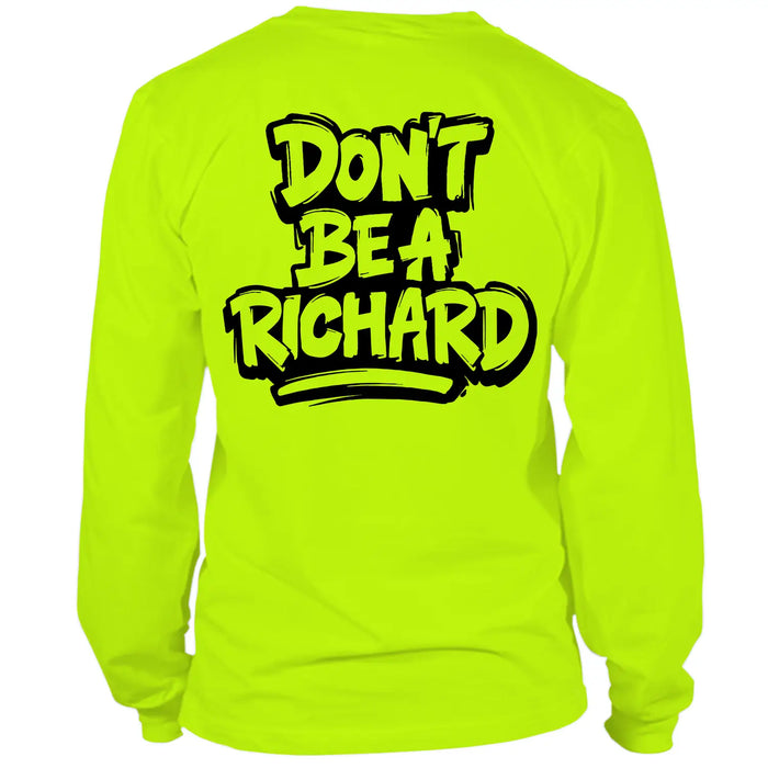 Richard - Long Sleeve Safety Yellow Hi-Vis T-Shirt by Armed American Supply