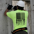 Rifle Flag - Safety Yellow T-Shirt by Armed American Supply