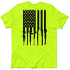 Rifle Flag - Safety Yellow T-Shirt