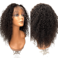 Rio Bohemian Human Hair Lace Front Wig Natural Black - Choose Size