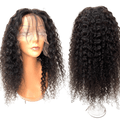 Rio Bohemian Human Hair Lace Front Wig Natural Black - Choose Size