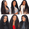 Rio Bohemian Human Hair Lace Front Wig Natural Black - Choose Size