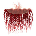 Rio Bohemian 13x4 Human Hair Frontal Ear to Ear Hairpiece Red