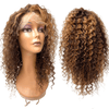 Rio Pineapple Human Hair Lace Front Wig Color CHSNUT 26 Inch