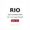 Rio Human Hair 13 By 4 Frontal Red Color 12"