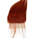 Rio Straight 4x4 Human Hair Closure Hairpiece Ginger - Choose Size