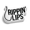 Rippin' Lips Hard Hat Decal