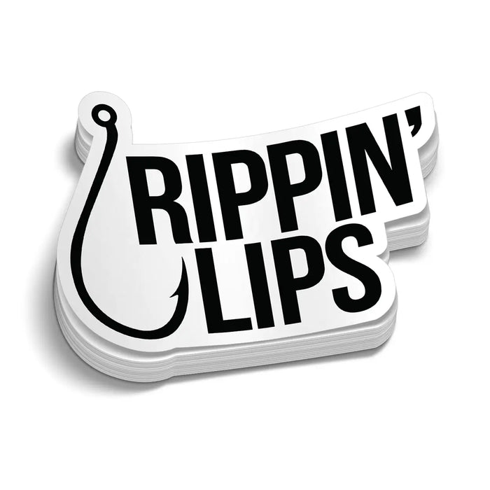 Rippin' Lips Hard Hat Decal by Armed American Supply
