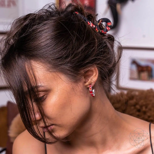 Rising Phoenix: Carnelian Earrings of Ambition by Conscious Items