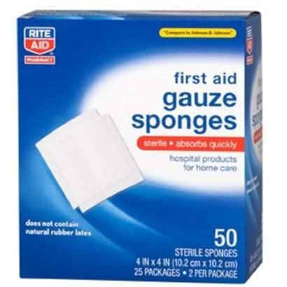 Rite Aid First Aid Gauze Sponges by DailySale
