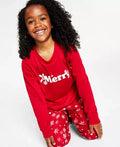 Family Pajamas Matching Kids Merry Snowflake Mix It by Vanessa Jane